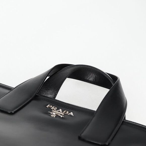 Prada Black Leather Handbag (Pre-Owned) - Picture 16 of 16